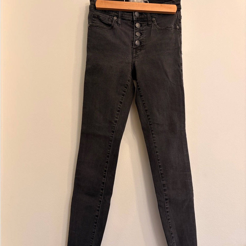Madewell Charcoal Skinny Jeans